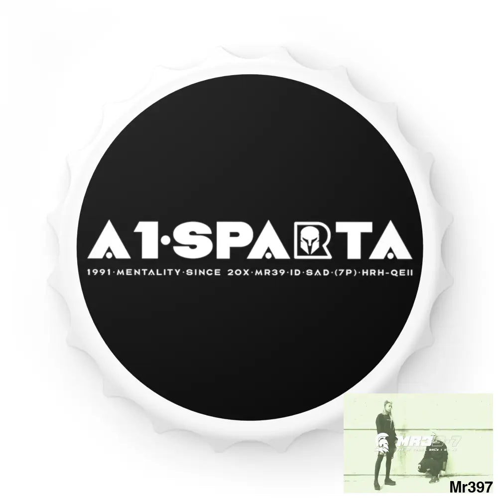 A1.Sparta Magnetic Bottle Opener One size / White Accessories