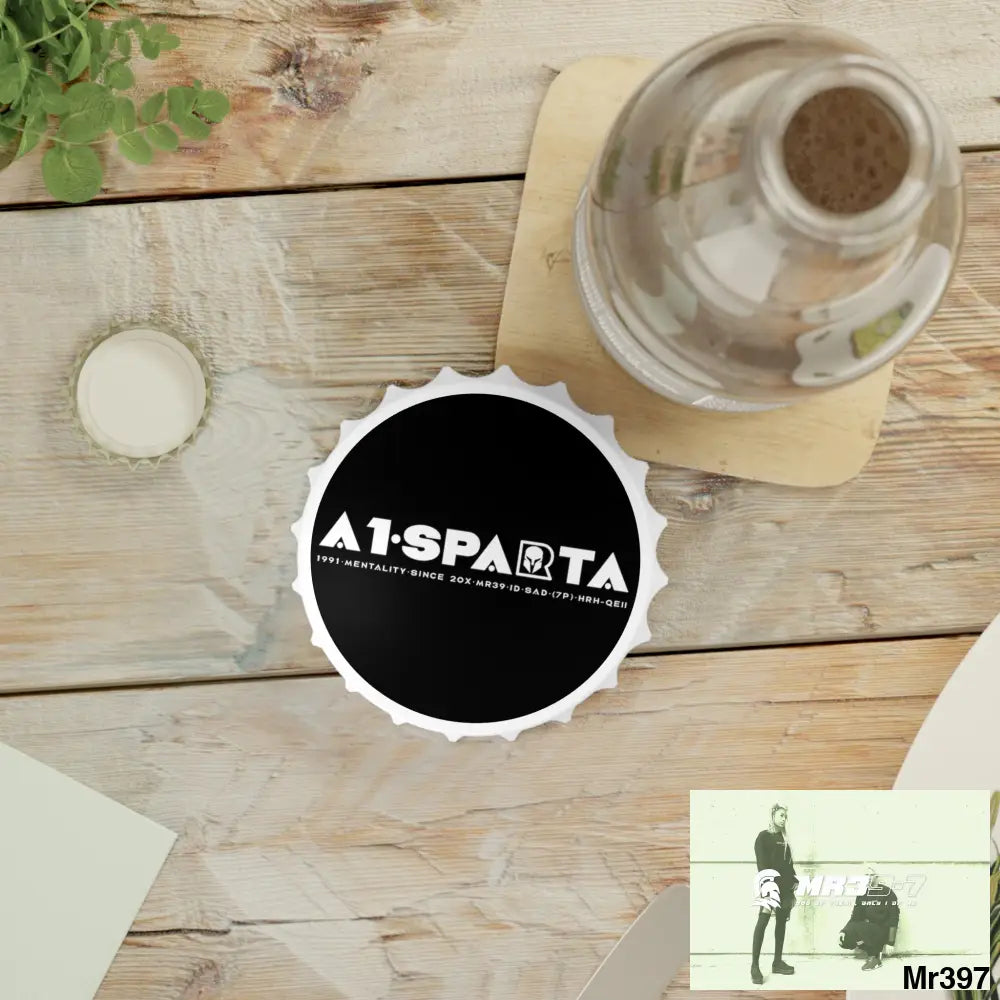 A1.Sparta Magnetic Bottle Opener One size / White Accessories