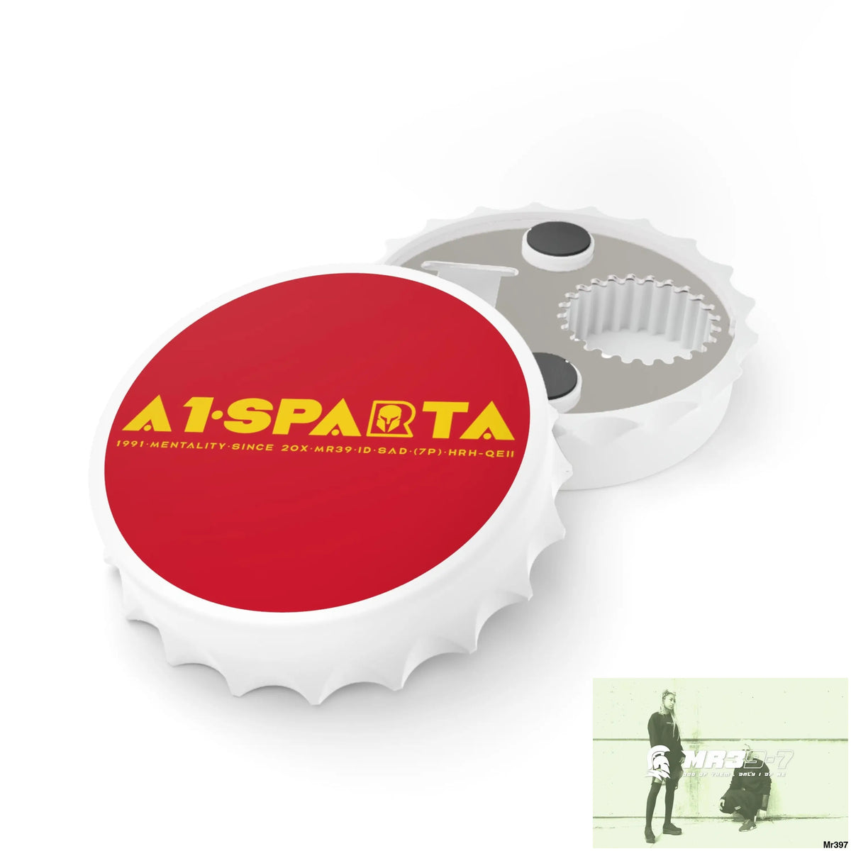 A1.Sparta Magnetic bottle Opener One size / White Accessories