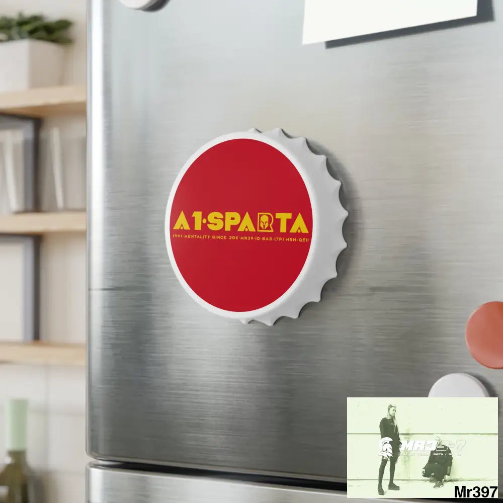 A1.Sparta Magnetic bottle Opener One size / White Accessories
