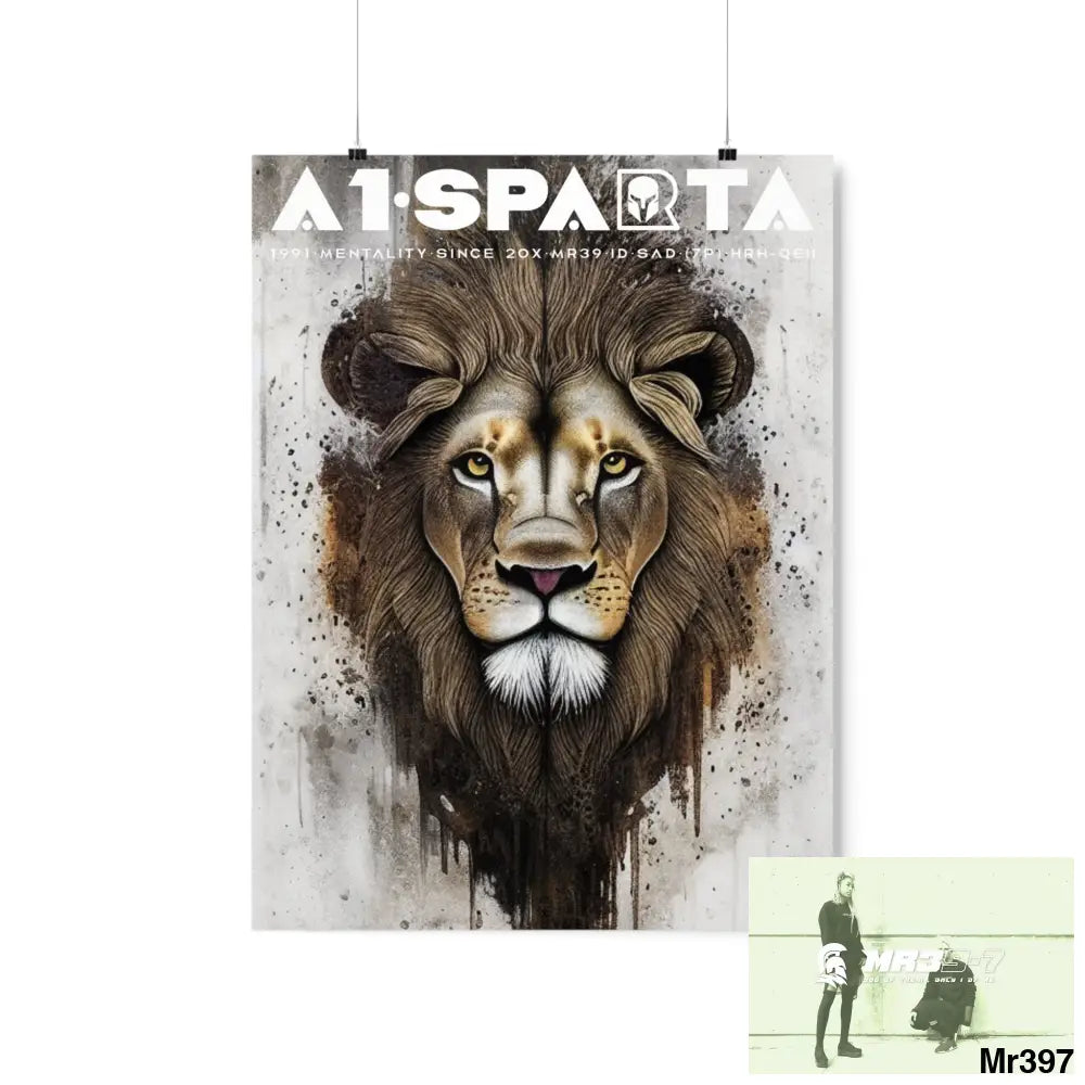 A1 Sparta Matte Vertical Posters 18″ x 24″ / Matte Poster