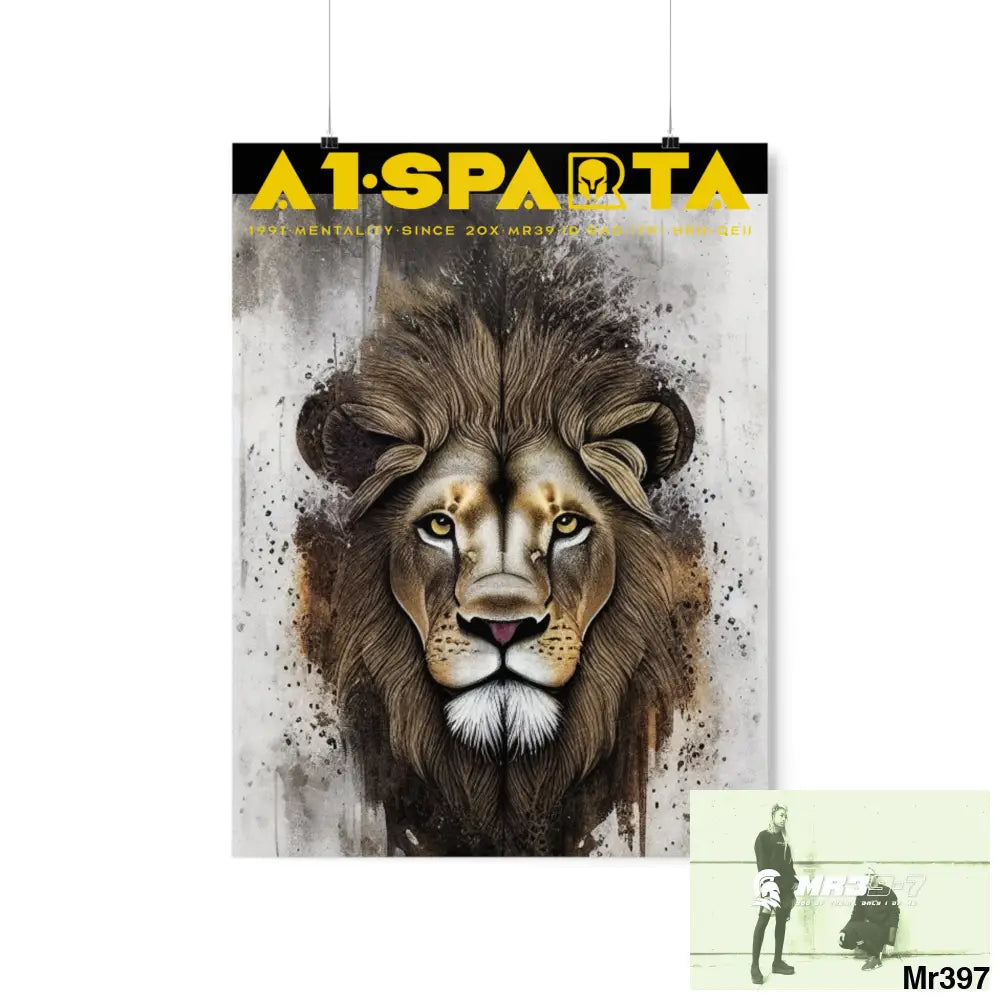 A1-Sparta Matte Vertical Posters 18″ x 24″ / Matte Poster