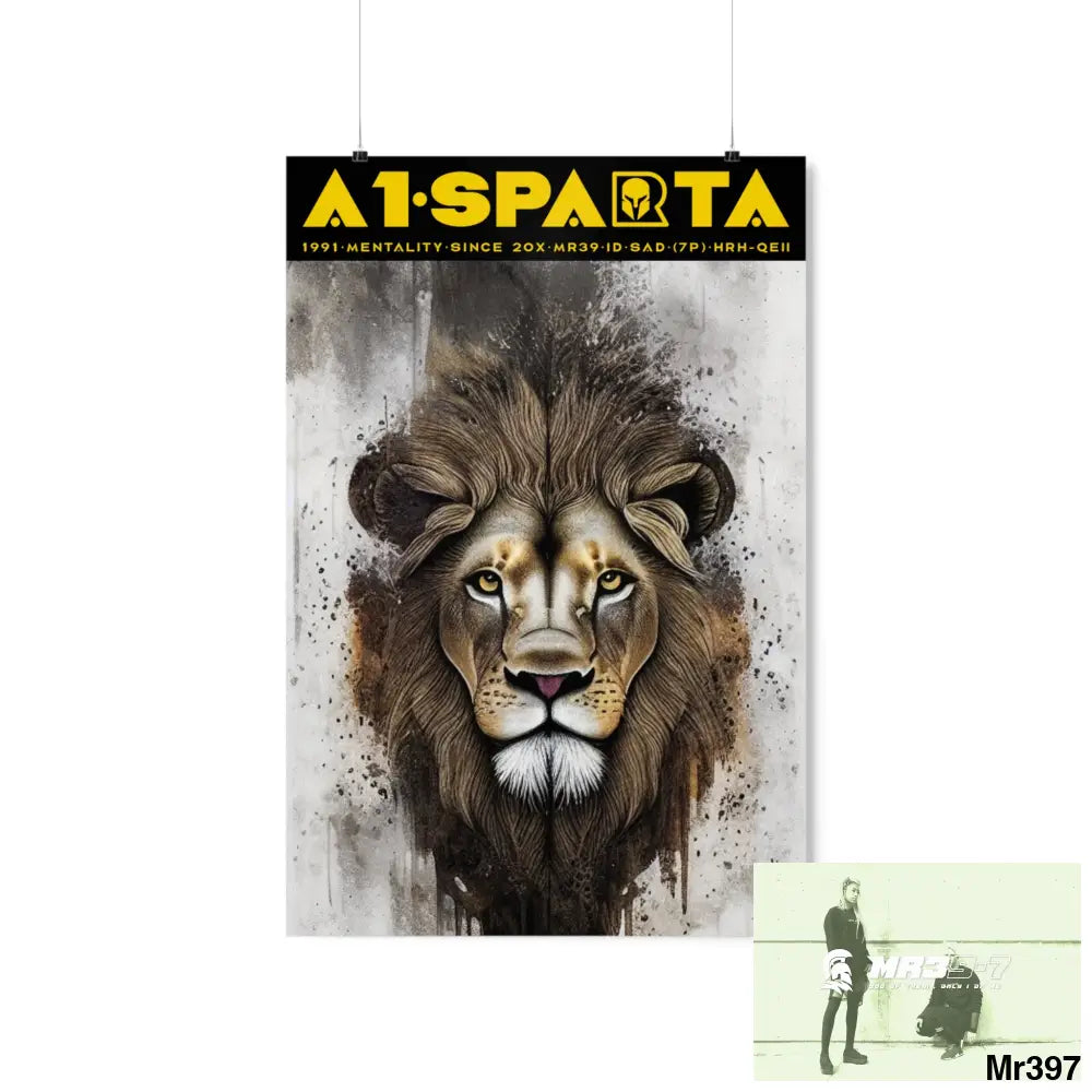 A1-Sparta Matte Vertical Posters 20″ x 30″ / Matte Poster