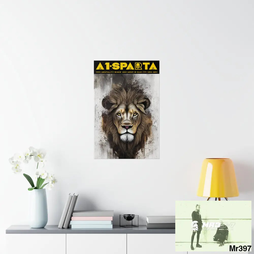 A1-Sparta Matte Vertical Posters Poster