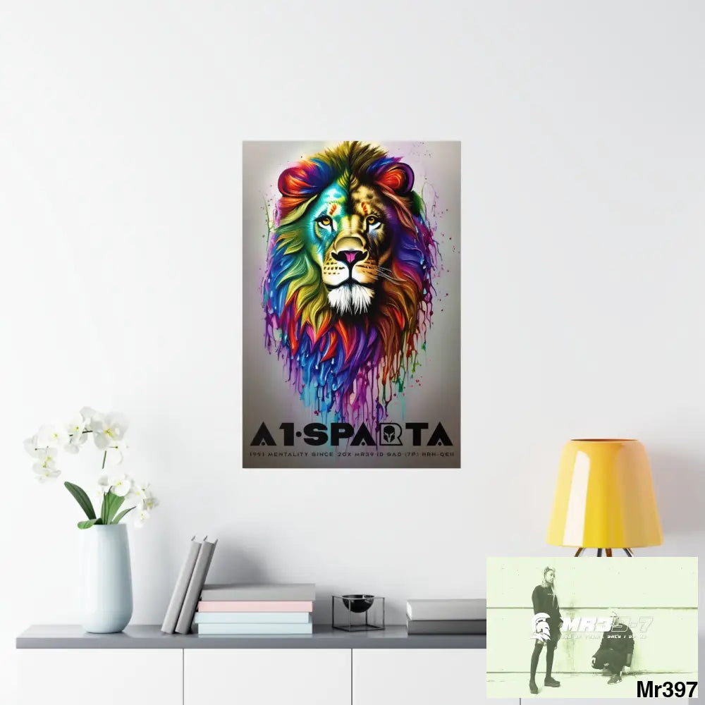 A1 Sparta Matte Vertical Posters Poster