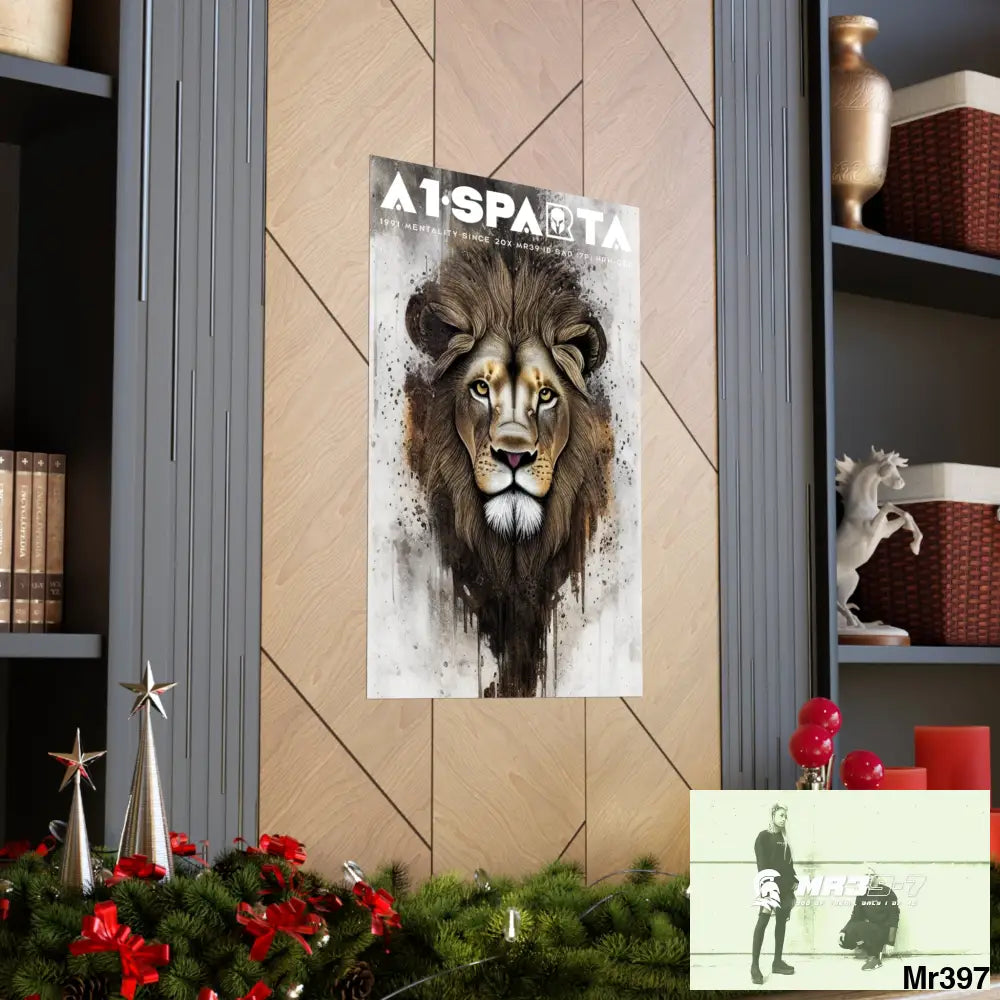 A1 Sparta Matte Vertical Posters Poster