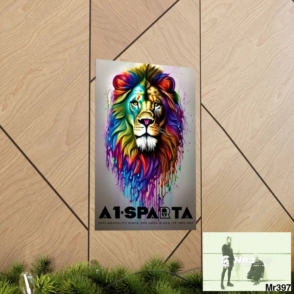 A1 Sparta Matte Vertical Posters Poster