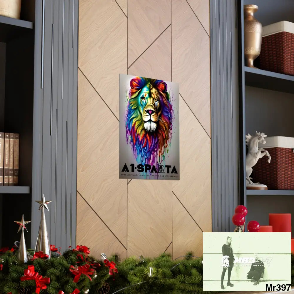 A1 Sparta Matte Vertical Posters Poster