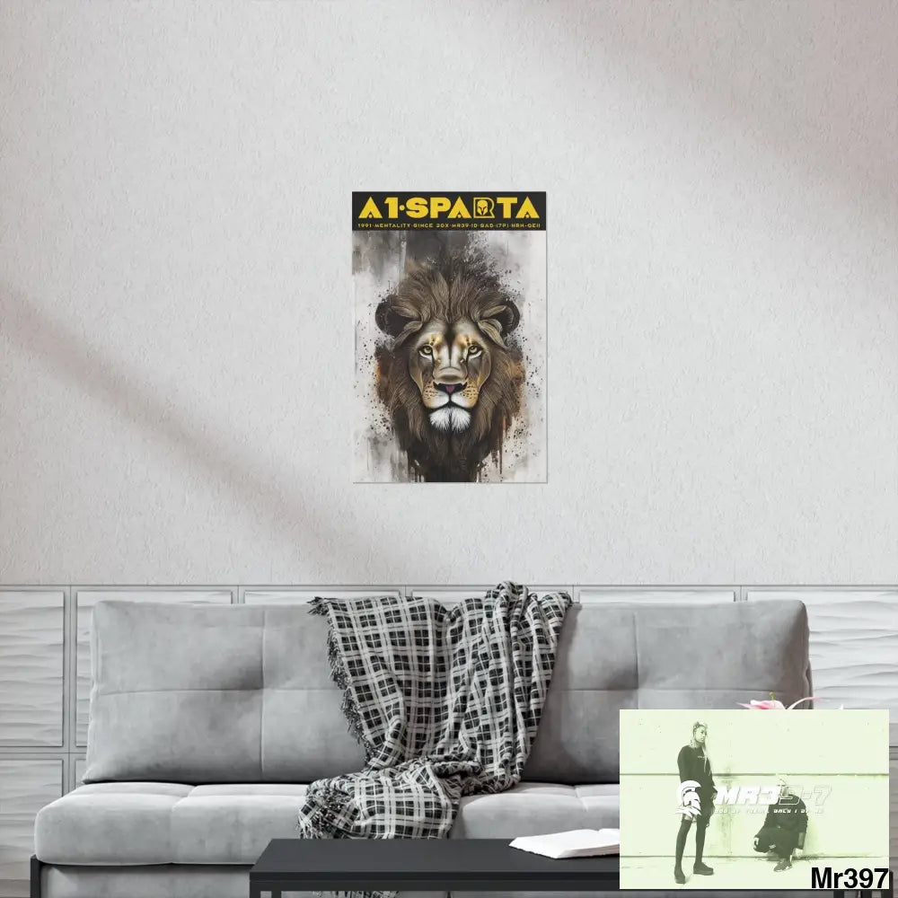 A1-Sparta Matte Vertical Posters Poster