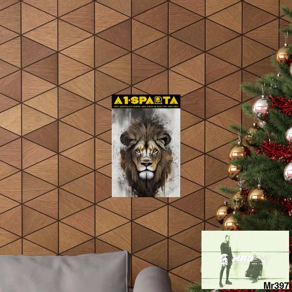 A1-Sparta Matte Vertical Posters Poster