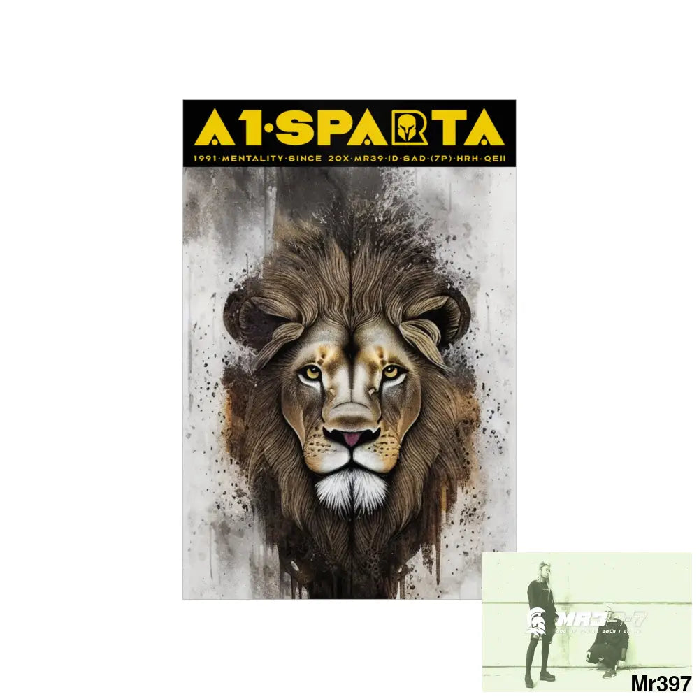 A1-Sparta Matte Vertical Posters Poster
