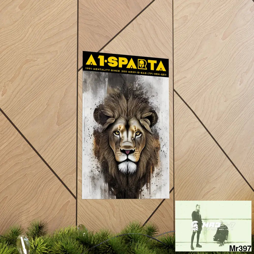 A1-Sparta Matte Vertical Posters Poster