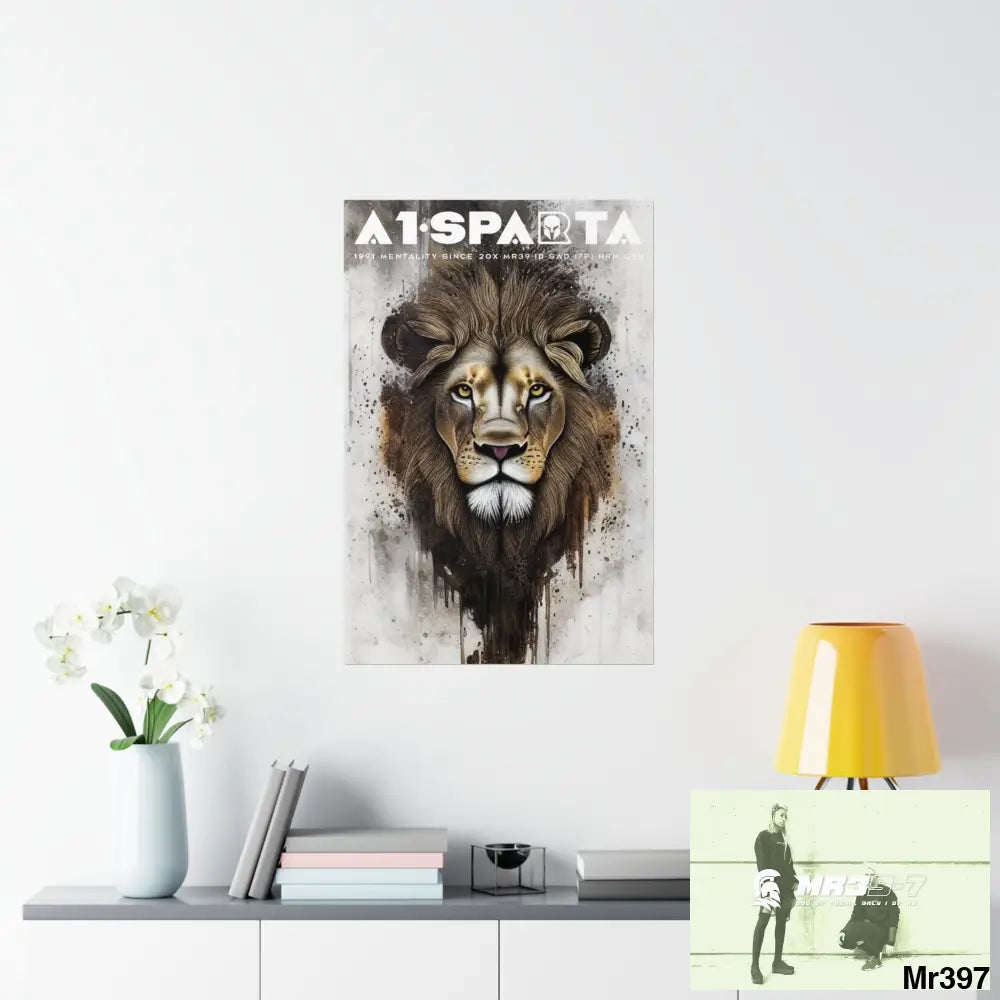 A1 Sparta Matte Vertical Posters Poster