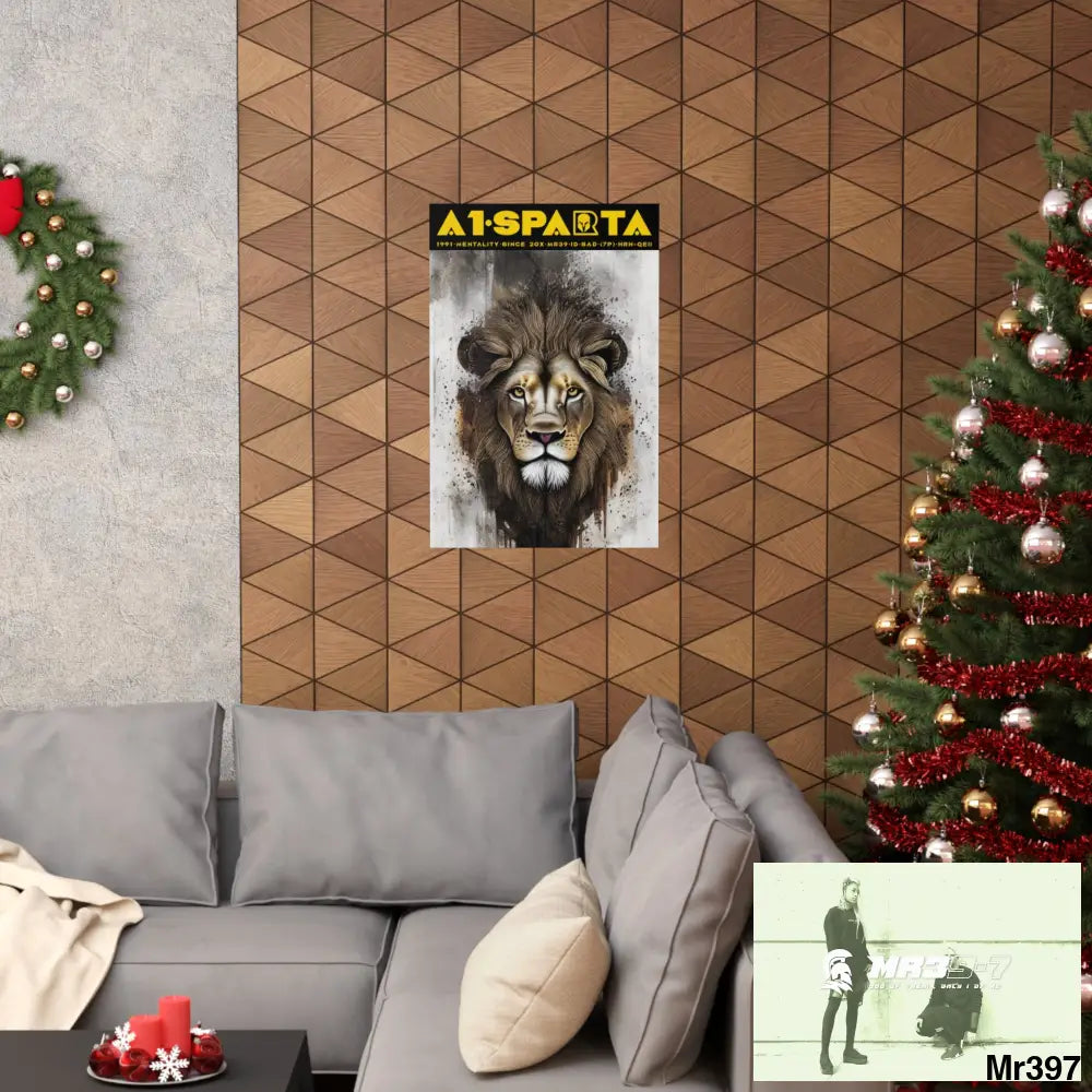 A1-Sparta Matte Vertical Posters Poster