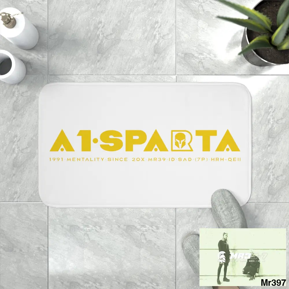 A1-Sparta Memory Foam Bath Mat Home Decor