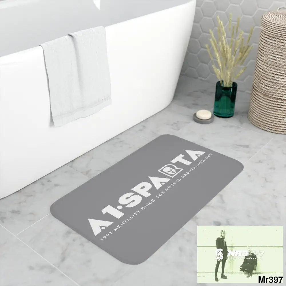 A1-Sparta Memory Foam Bath Mat Home Decor