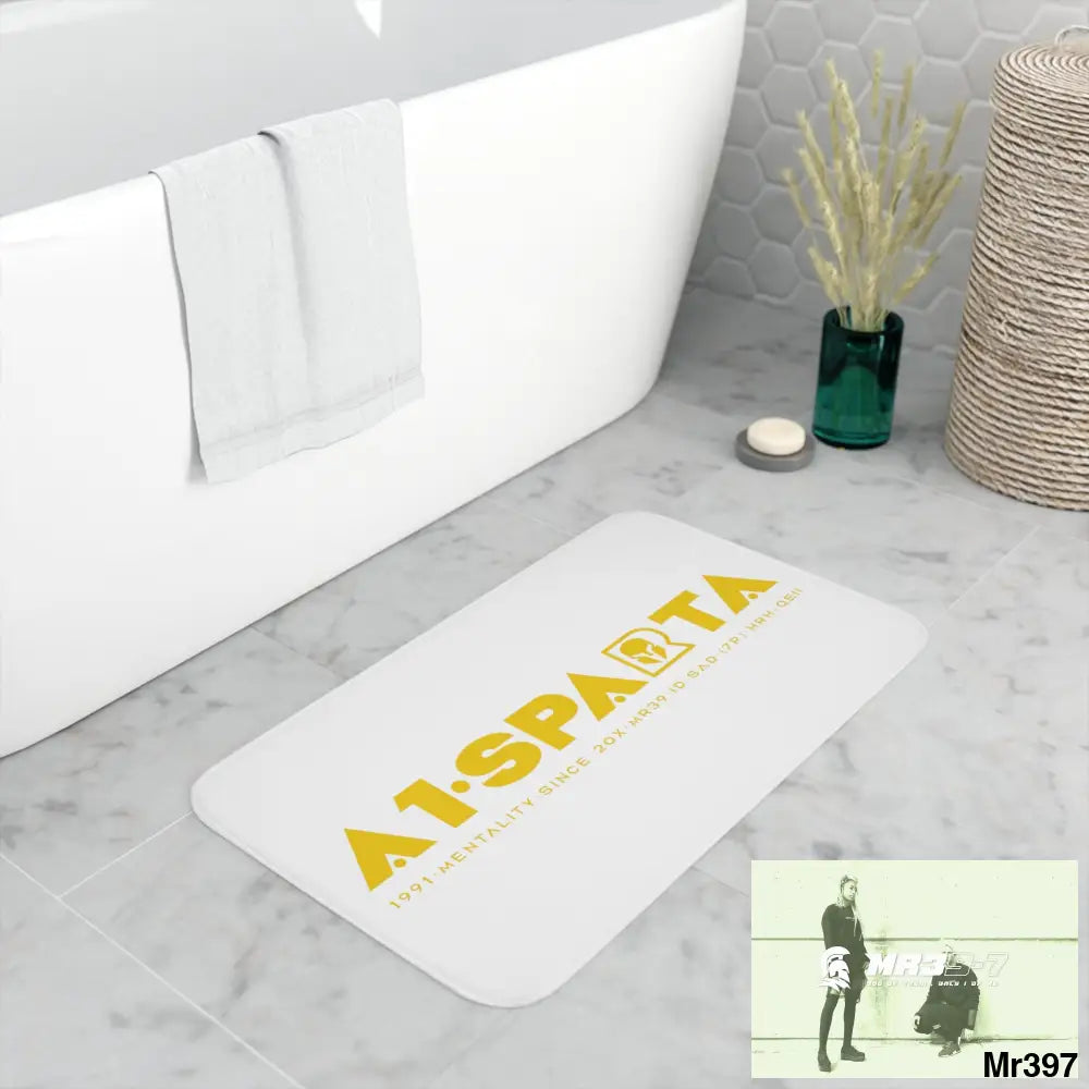 A1-Sparta Memory Foam Bath Mat Home Decor