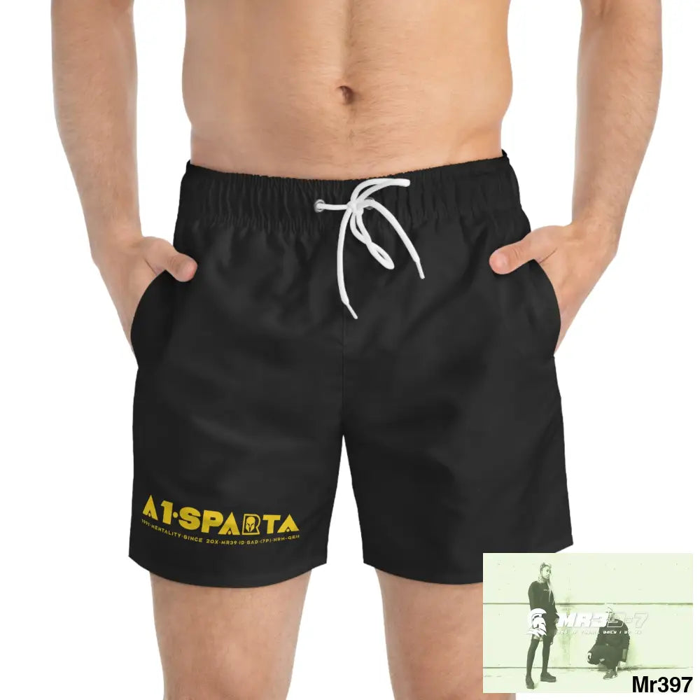 A1-Sparta Mens Swim Trunks (AOP) All Over Prints