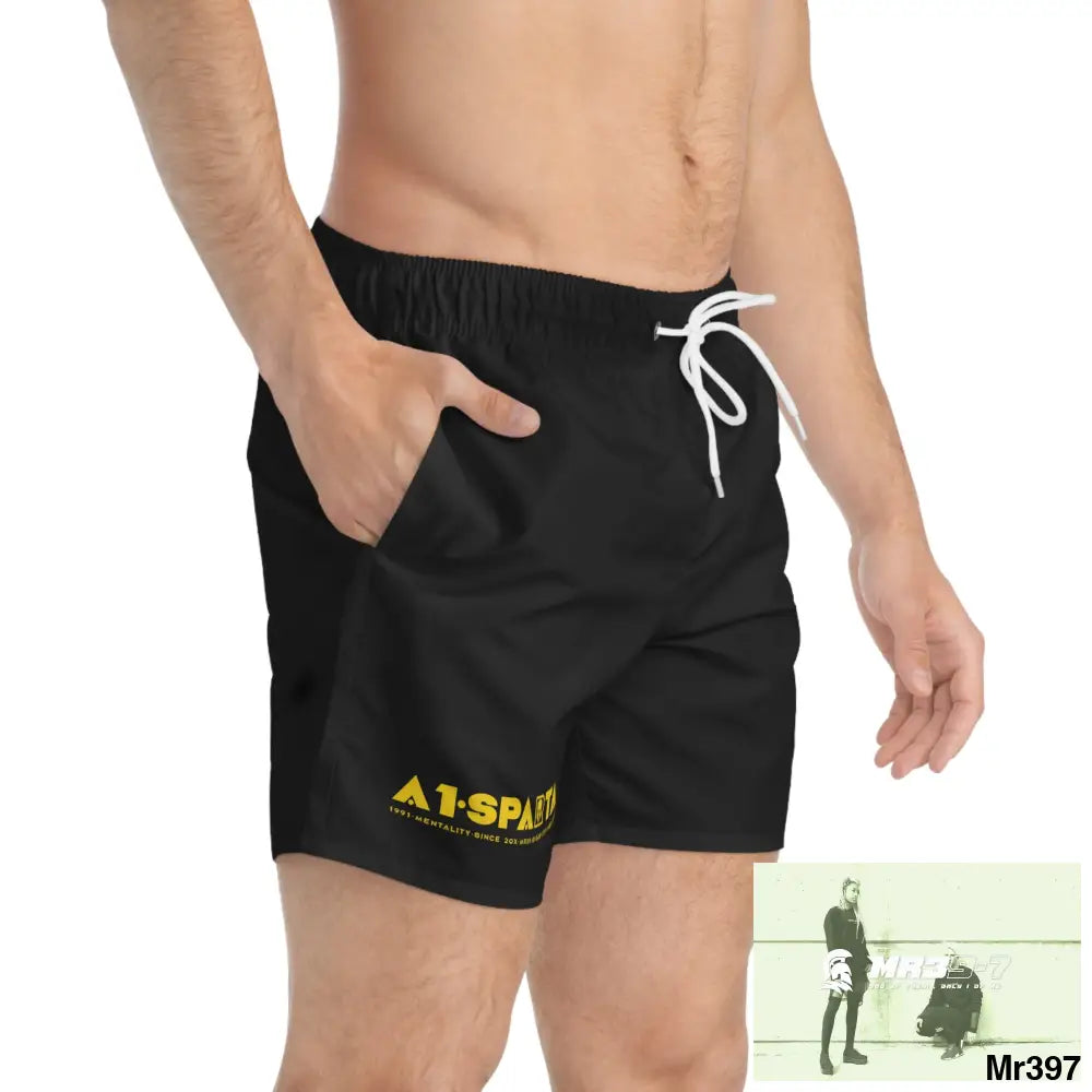 A1-Sparta Mens Swim Trunks (AOP) All Over Prints