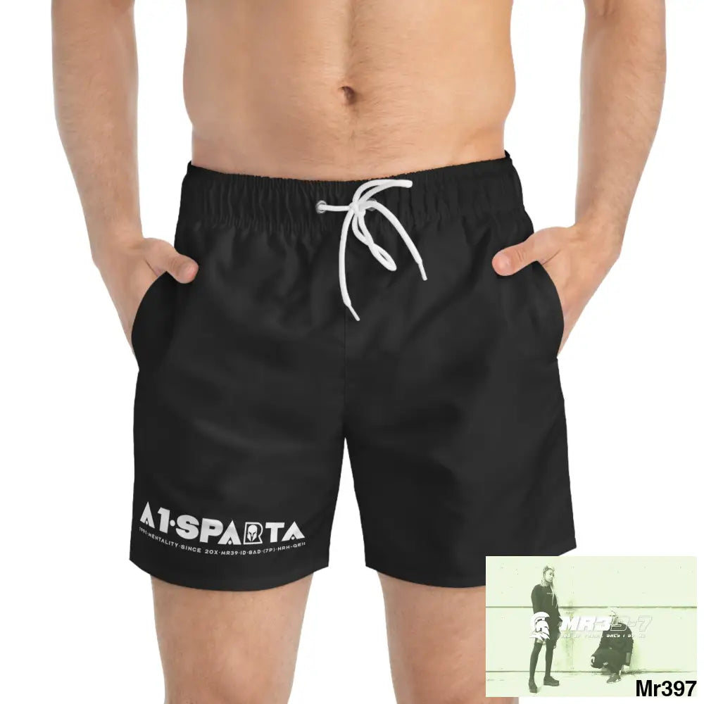 A1-Sparta Mens Swim Trunks (AOP) All Over Prints