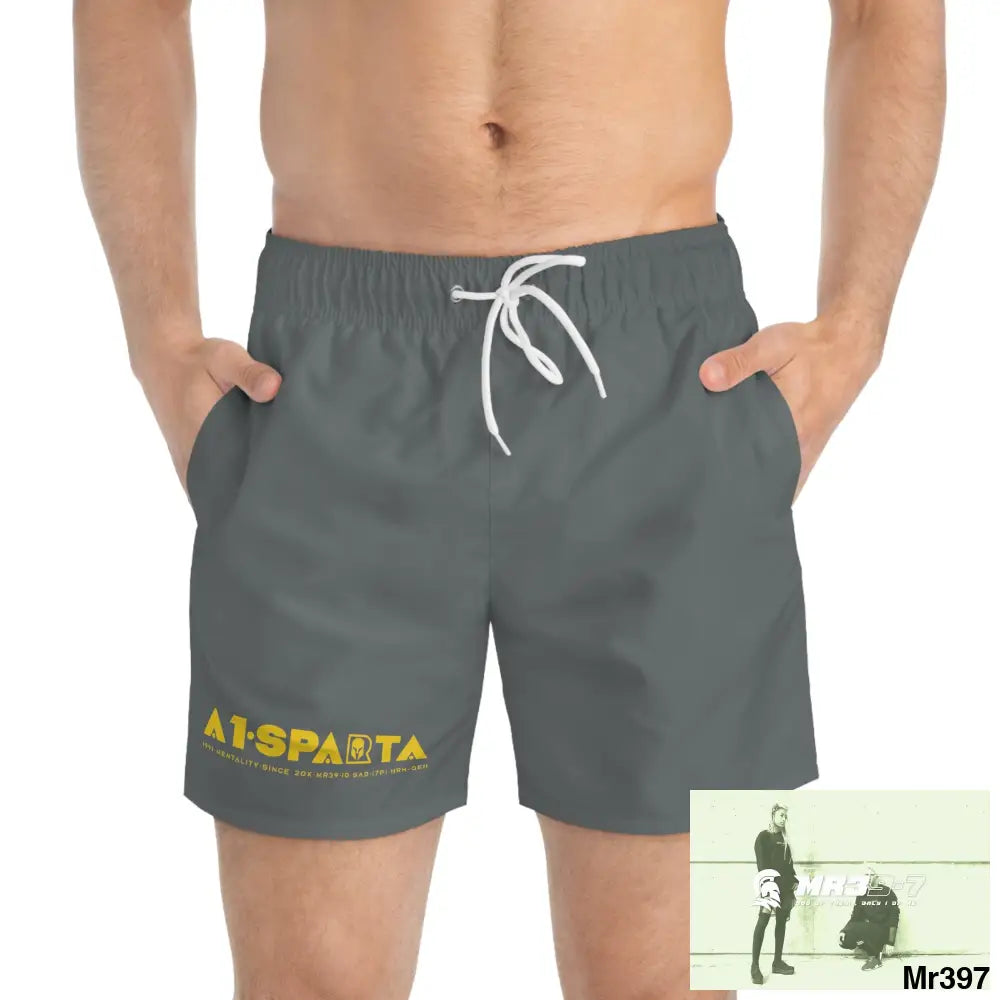 A1-Sparta Mens Swim Trunks (AOP) All Over Prints