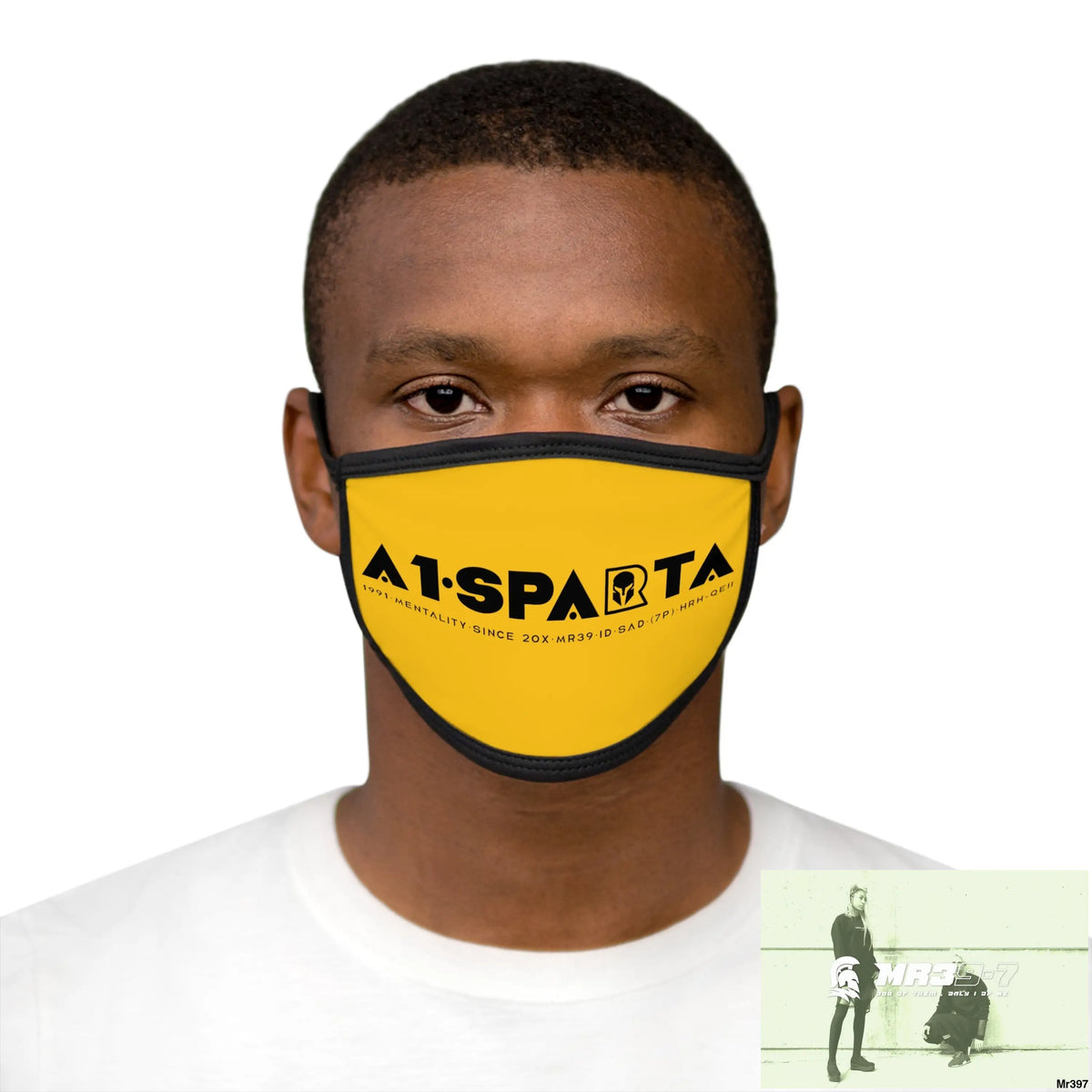 A1.SPARTA Mixed-Fabric Face Mask One size Accessories