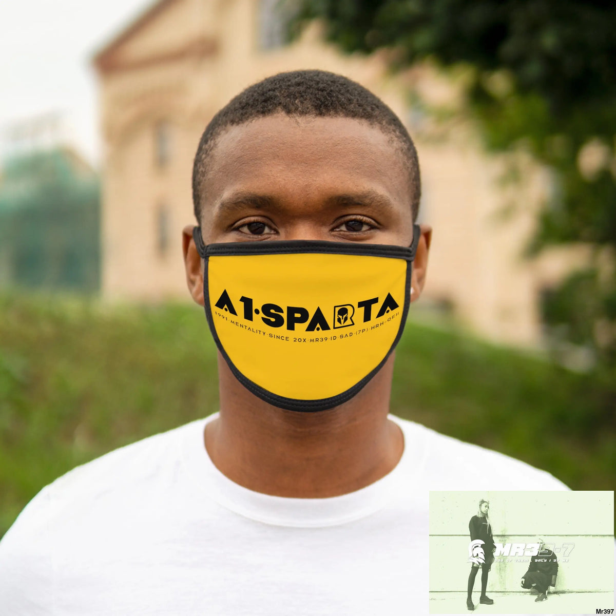 A1.SPARTA Mixed-Fabric Face Mask One size Accessories