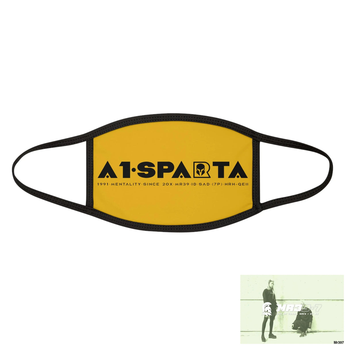 A1.SPARTA Mixed-Fabric Face Mask One size Accessories