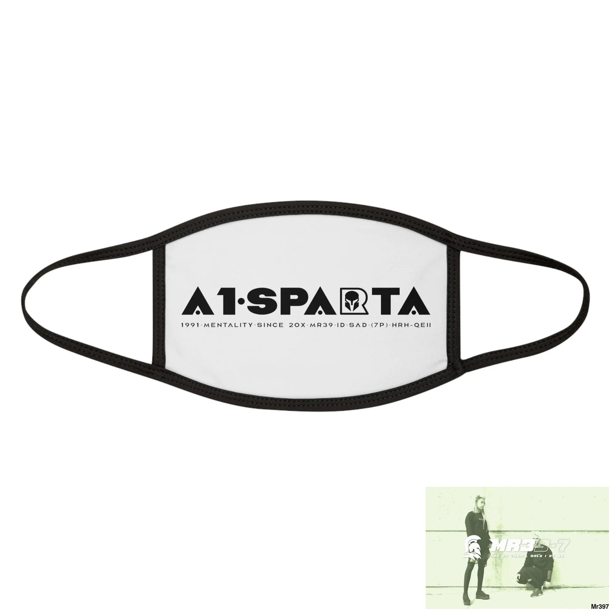 A1.Sparta Mixed-Fabric Face Mask One size Accessories