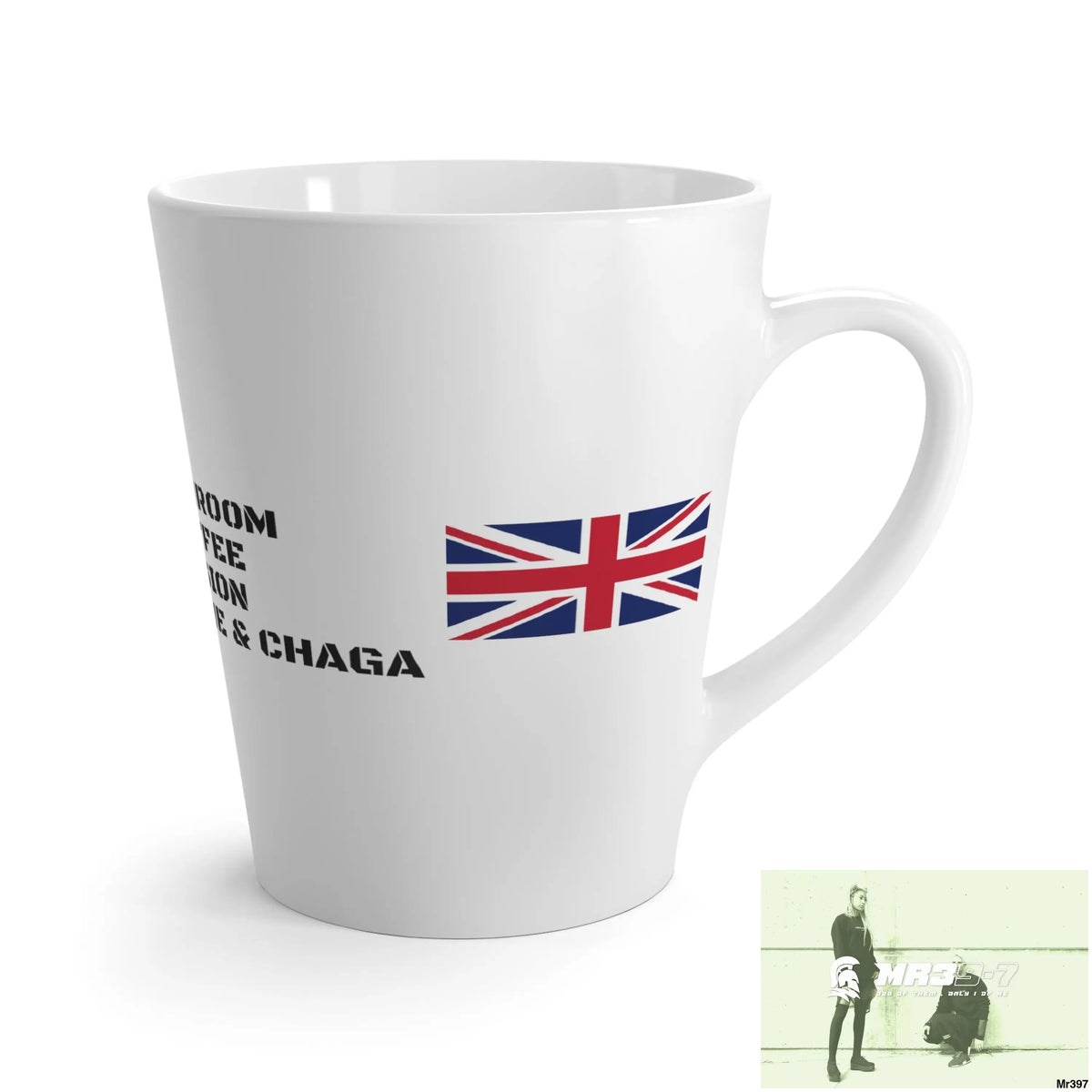 A1•Sparta Mushroom Coffee Fusion Lions Mane & chaga Latte Mug 12 oz 12oz Mug