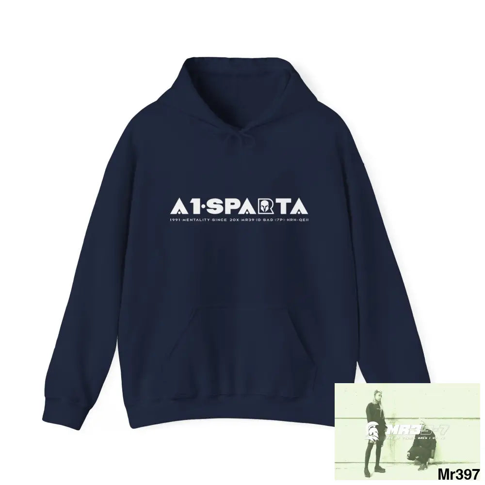 A1-Sparta My Life My Death(S) Their Plans Global Fail 01-24 Unisex Heavy Blend™ Hooded Sweatshirt Navy / S Hoodie