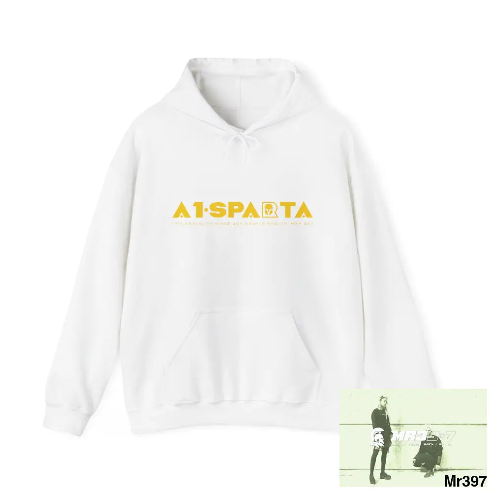 A1-Sparta My Life My Death(S) Their Plans Global Fail 01-24 Unisex Heavy Blend™ Hooded Sweatshirt White / M Hoodie