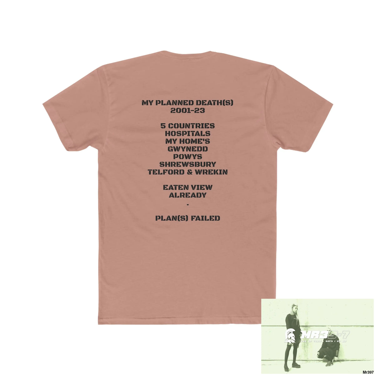 A1-Sparta My Life My Deaths Their Plans Failed. Men’s Cotton Crew Tee T-Shirt