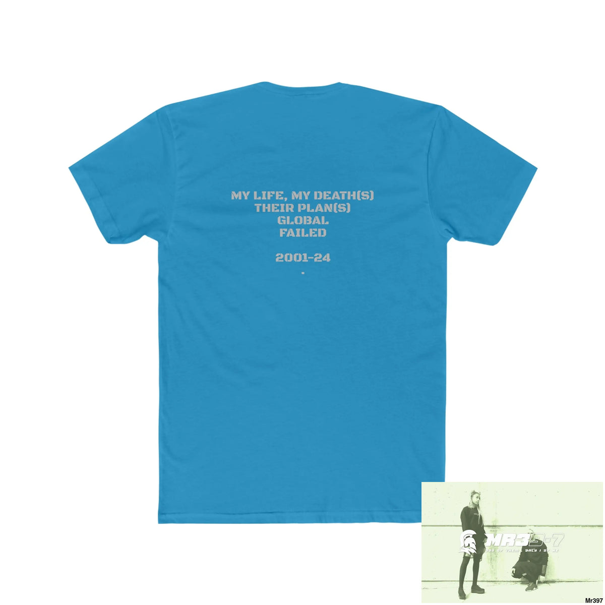 A1•Sparta My life My Deaths Their Plans Failed. Men’s Cotton Crew Tee T-Shirt
