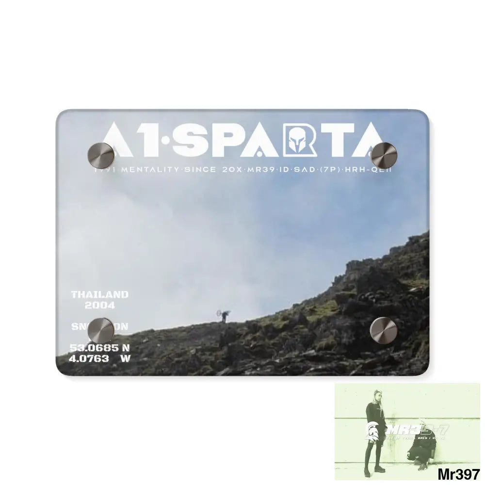 A1-Sparta My Planned Birthday Death the photo they took Snowdon 20X (SAS?!) Thailand 04 Link Up Acrylic Wall Art Panels