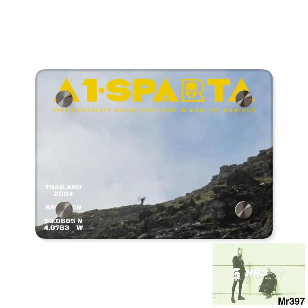 A1-Sparta My Planned Birthday Death the photo they took Snowdon 20X (SAS?!) Thailand 04 Link Up Acrylic Wall Art Panels