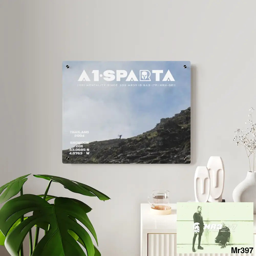A1-Sparta My Planned Birthday Death the photo they took Snowdon 20X (SAS?!) Thailand 04 Link Up Acrylic Wall Art Panels