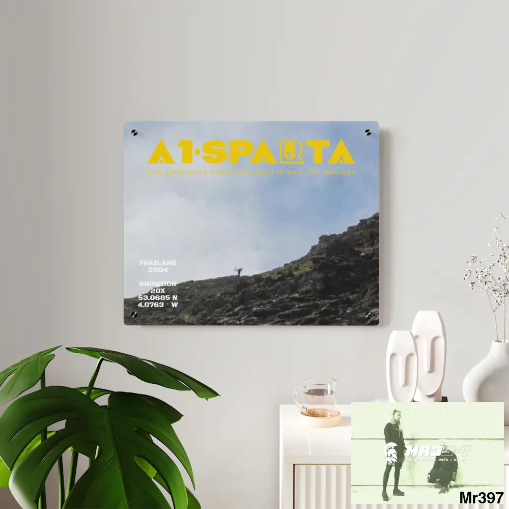 A1-Sparta My Planned Birthday Death the photo they took Snowdon 20X (SAS?!) Thailand 04 Link Up Acrylic Wall Art Panels