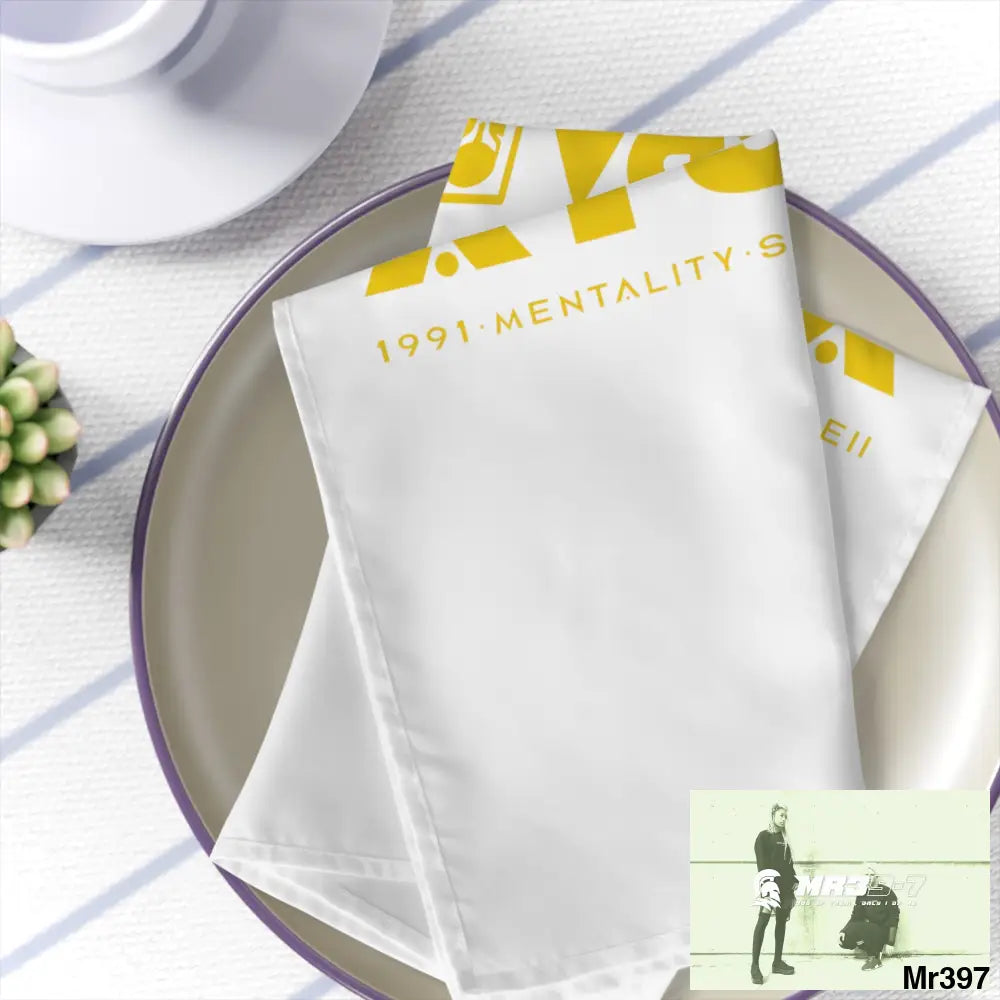 A1- Sparta Napkins 4-piece set / White / 19’’ × 19’’ Accessories