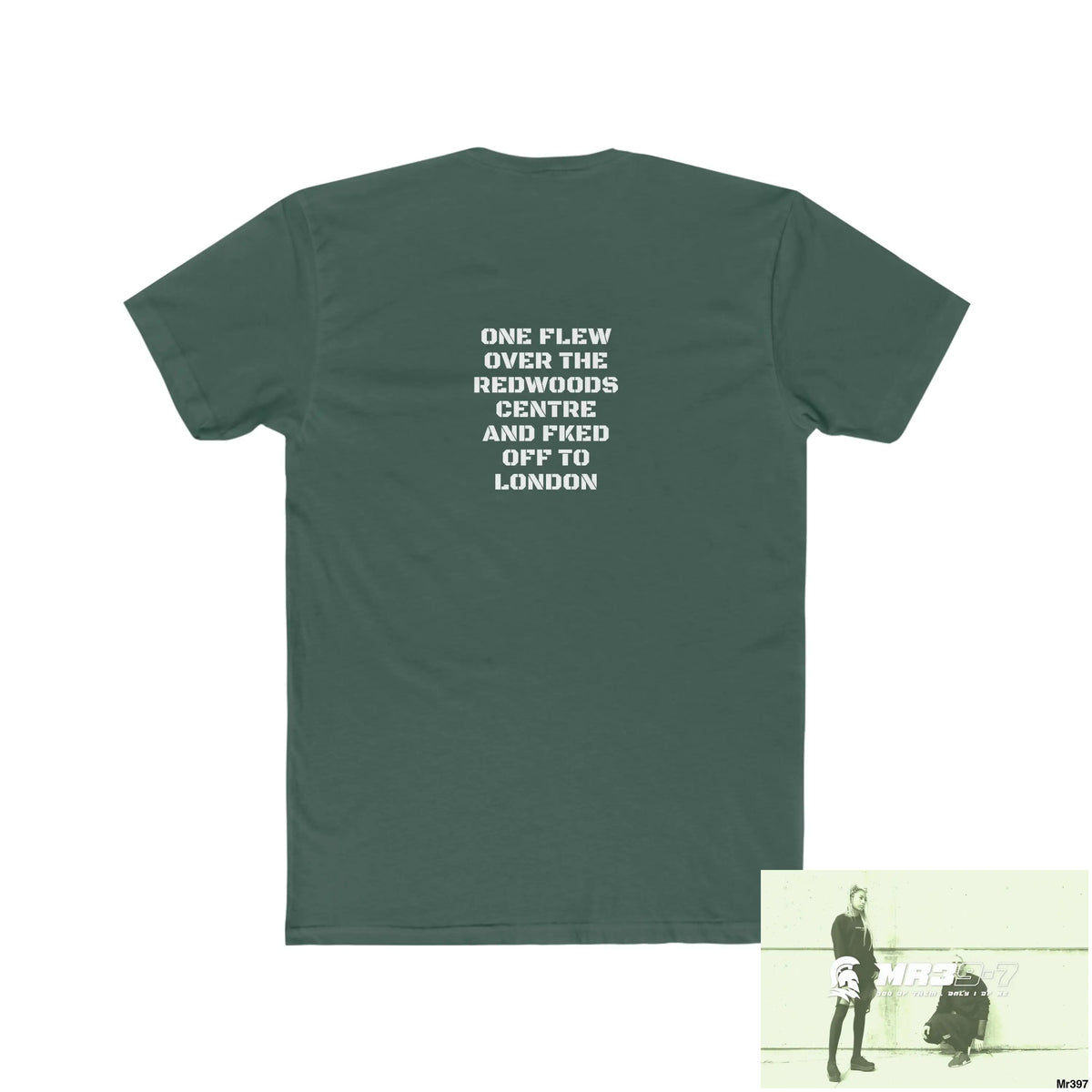 A1-Sparta One flew over the Redwoods Centre - Men’s Cotton Crew Tee T-Shirt