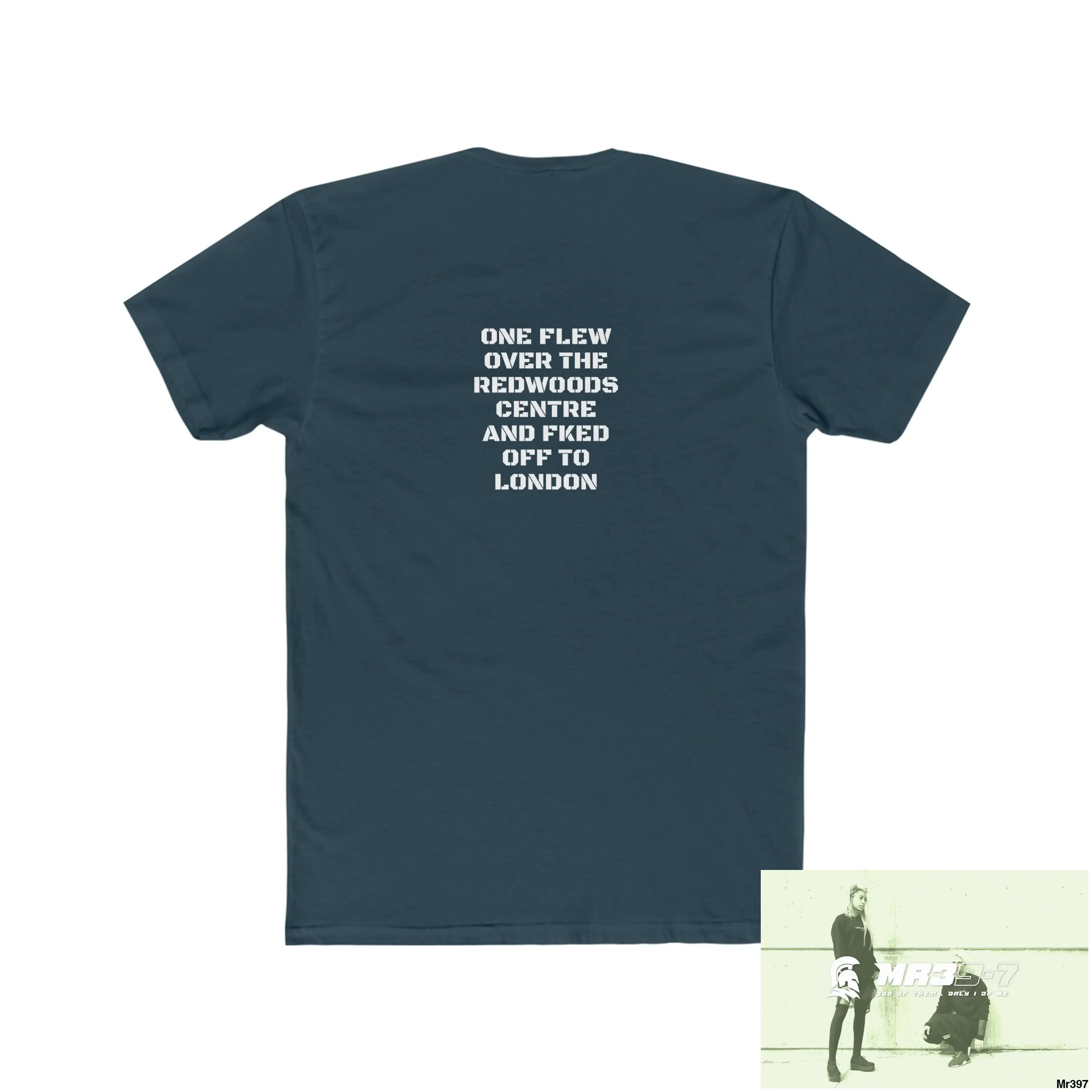 A1-Sparta One flew over the Redwoods Centre - Men’s Cotton Crew Tee T-Shirt