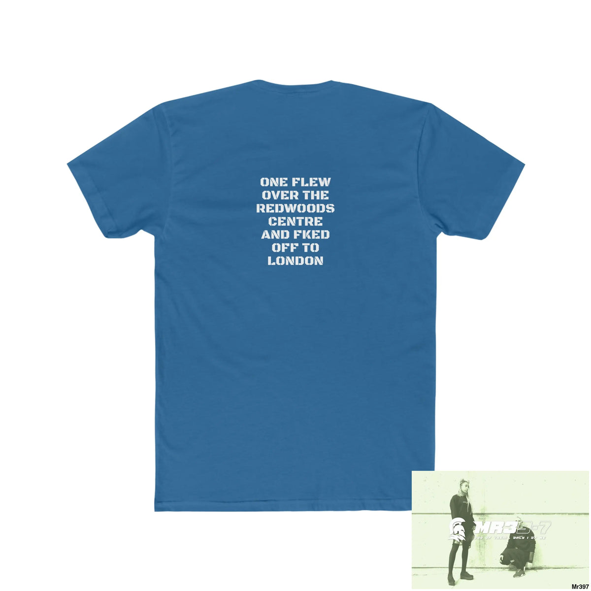 A1-Sparta One flew over the Redwoods Centre - Men’s Cotton Crew Tee T-Shirt