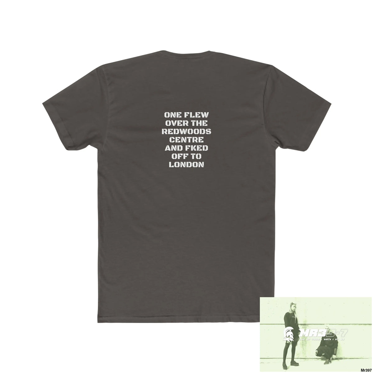 A1-Sparta One flew over the Redwoods Centre - Men’s Cotton Crew Tee T-Shirt