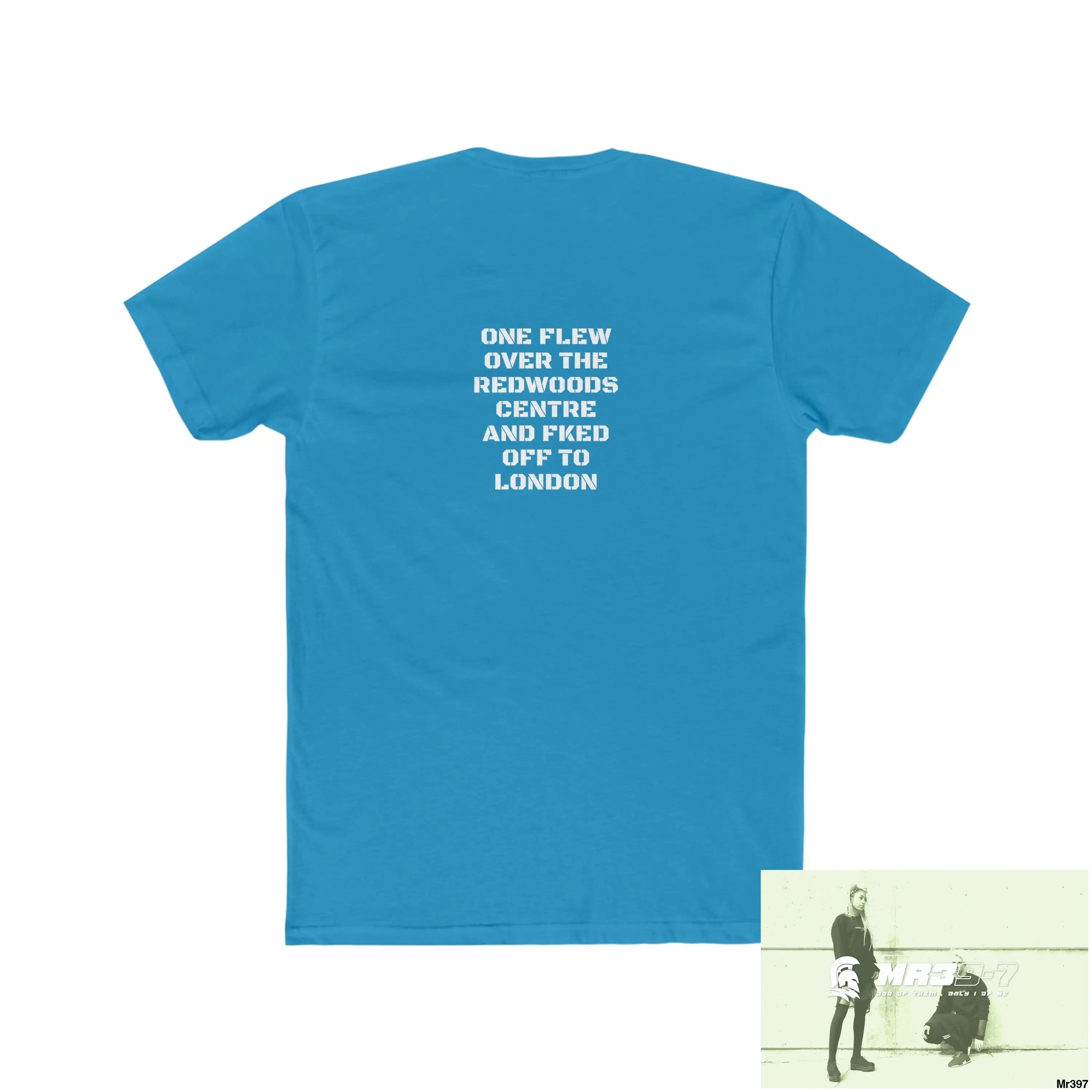 A1-Sparta One flew over the Redwoods Centre - Men’s Cotton Crew Tee T-Shirt
