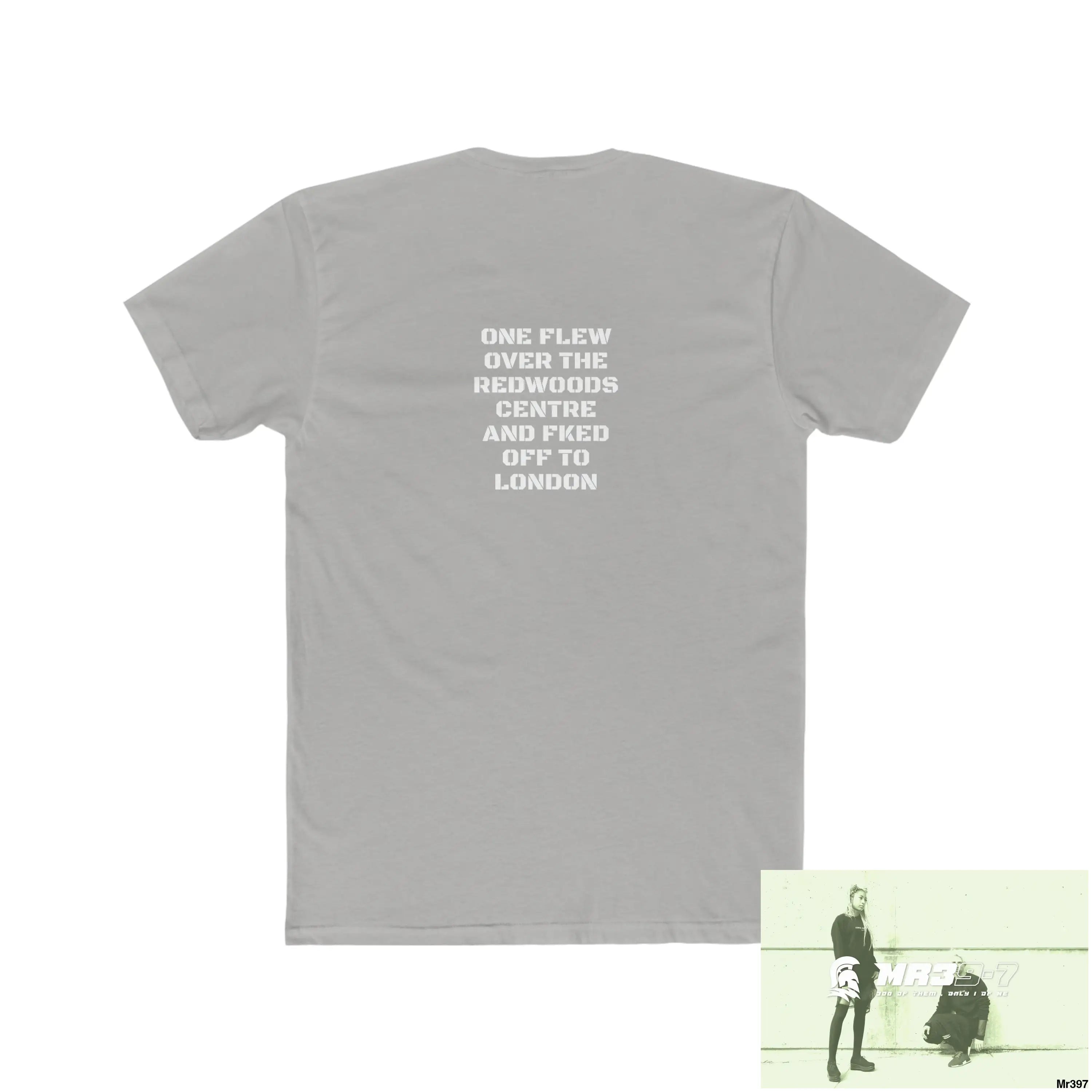 A1-Sparta One flew over the Redwoods Centre - Men’s Cotton Crew Tee T-Shirt