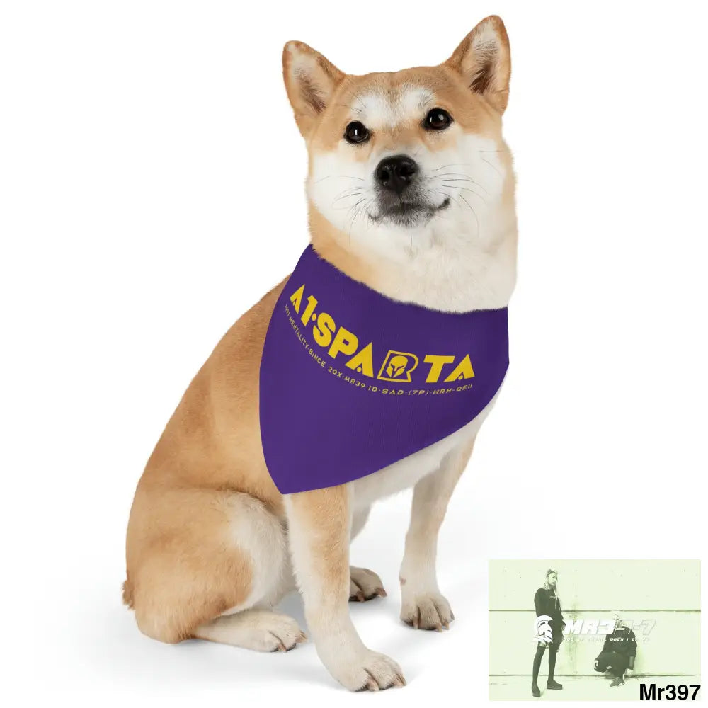 A1--Sparta Pet Bandana Collar Pets