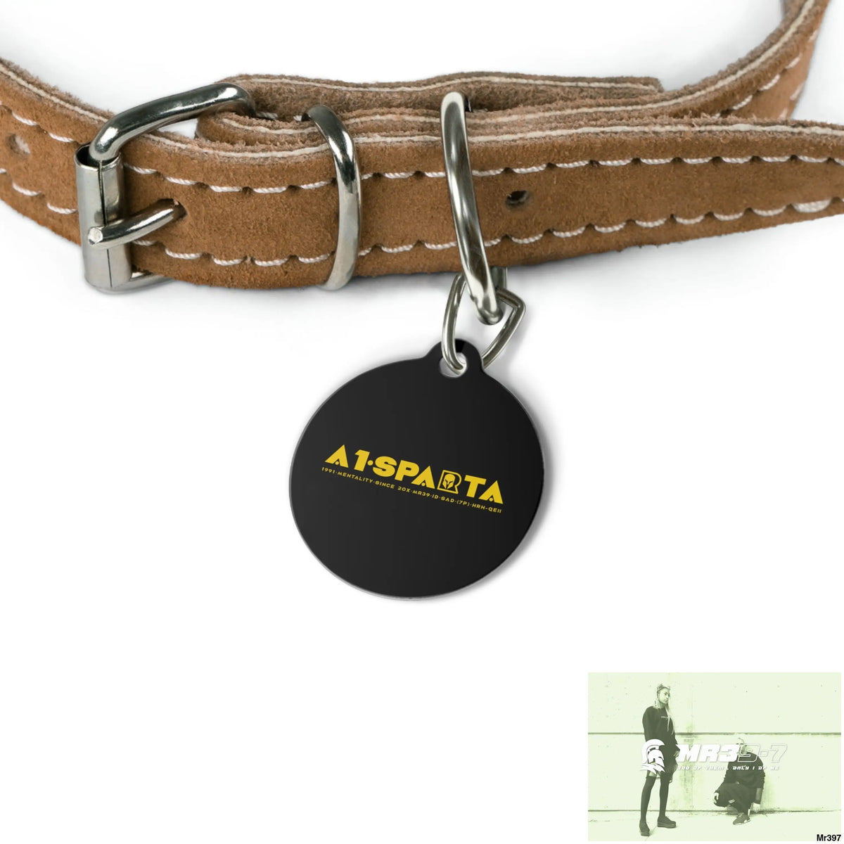 A1-Sparta Pet Tag 1’’ Pets