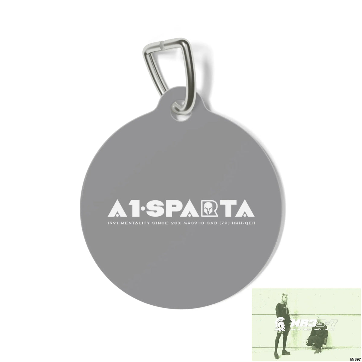 A1-Sparta Pet Tag 1’’ Pets