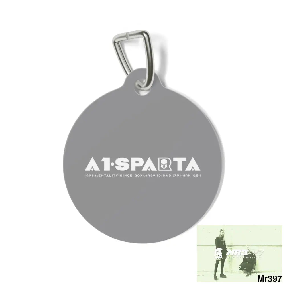 A1-Sparta Pet Tag 1’’ Pets