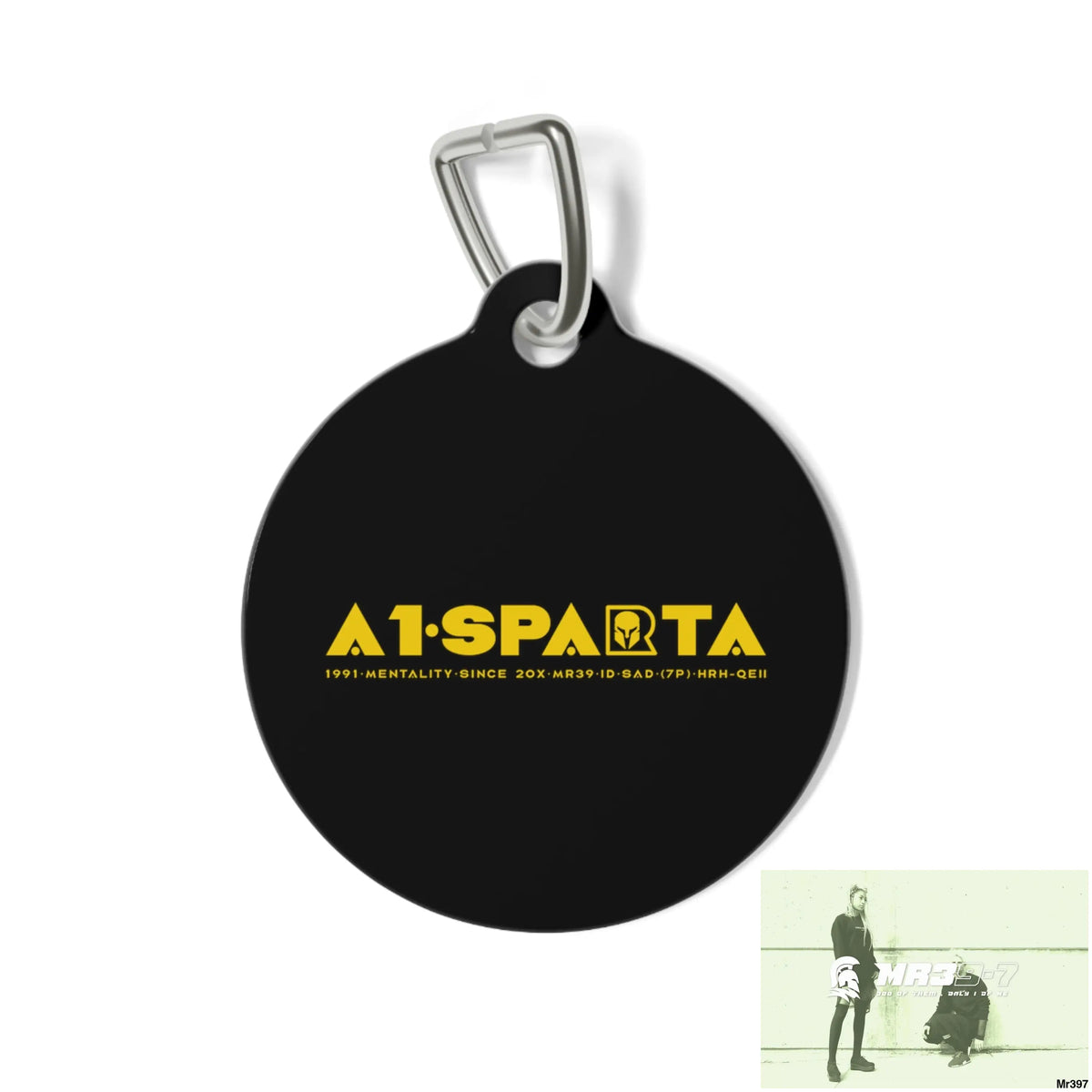 A1-Sparta Pet Tag 1’’ Pets